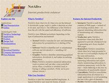 Tablet Screenshot of netalive.com